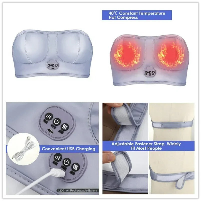 ElectraLift EMS Bust Massager Bra ( Pack of 3 )